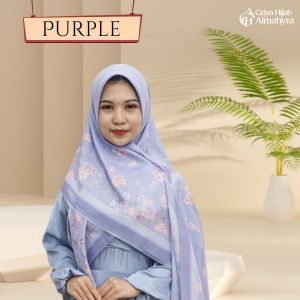 Tryspan Premium Floral Clasik - Purple