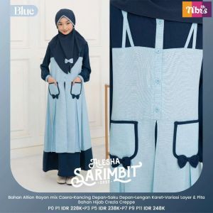 ALESHA GAMIS ANAK BLUE P3