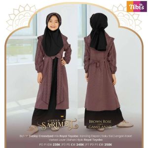 CHESA GAMIS ANAK BROWN ROSE P7 P11
