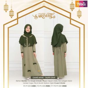 DAANIA GAMIS ANAK TAUPE GRAY P9 P11