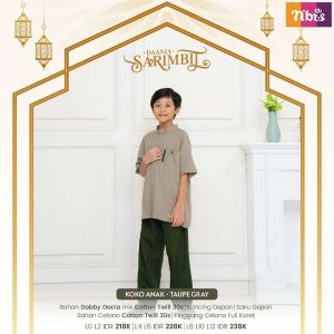 DAANIA KOKO ANAK TAUPE GRAY 