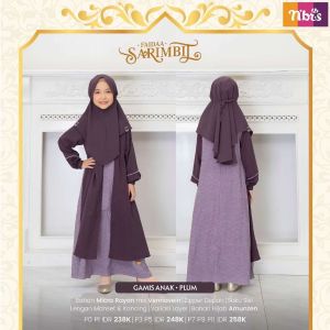 FAIDAA GAMIS ANAK PLUM P5