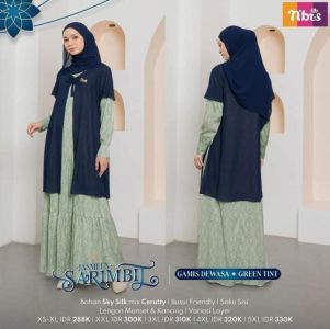JASMEEN GAMIS GREEN TINT XXL