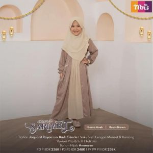 KHAWLA GAMIS ANAK RUSTIC BROWN P11