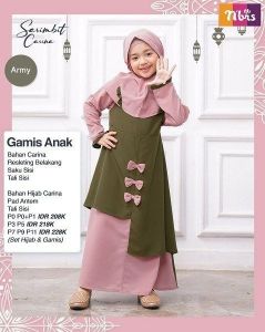 CARINA GAMIS ANAK ARMY P5