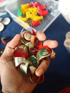 Cincin kacu kaleng hijau