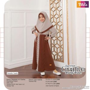 CREATIVE GAMIS ANAK BRANDY BROWN P9 P11
