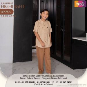 HIGHLIGHT KOKO ANAK BROWN L6
