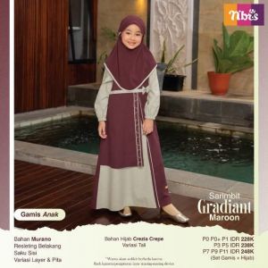 GRADIANT GAMIS ANAK MAR