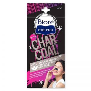 Biore pore pack charcoal 4pcs
