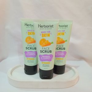 Herborist Face Scrub Orange & Carrot Extract 60g