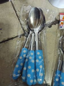 SENDOK MAKAN 6PC POLKADOT NAGAKO
