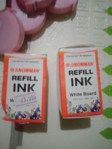 Refil ink snowman