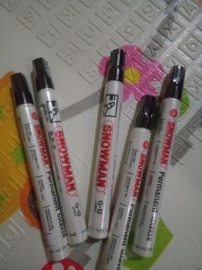 Spidol snowman permanen hitam