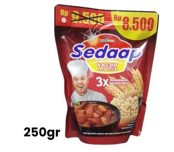 KECAP SEDAAP REFIL E8.500 250G PUTIH