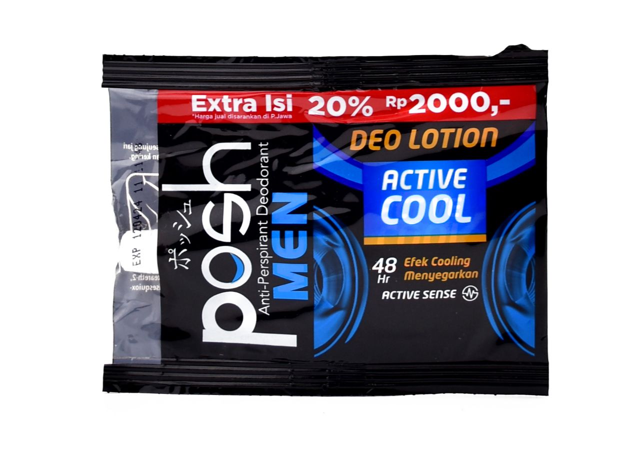 POSH DELOTION MEN HITAM SET 11G