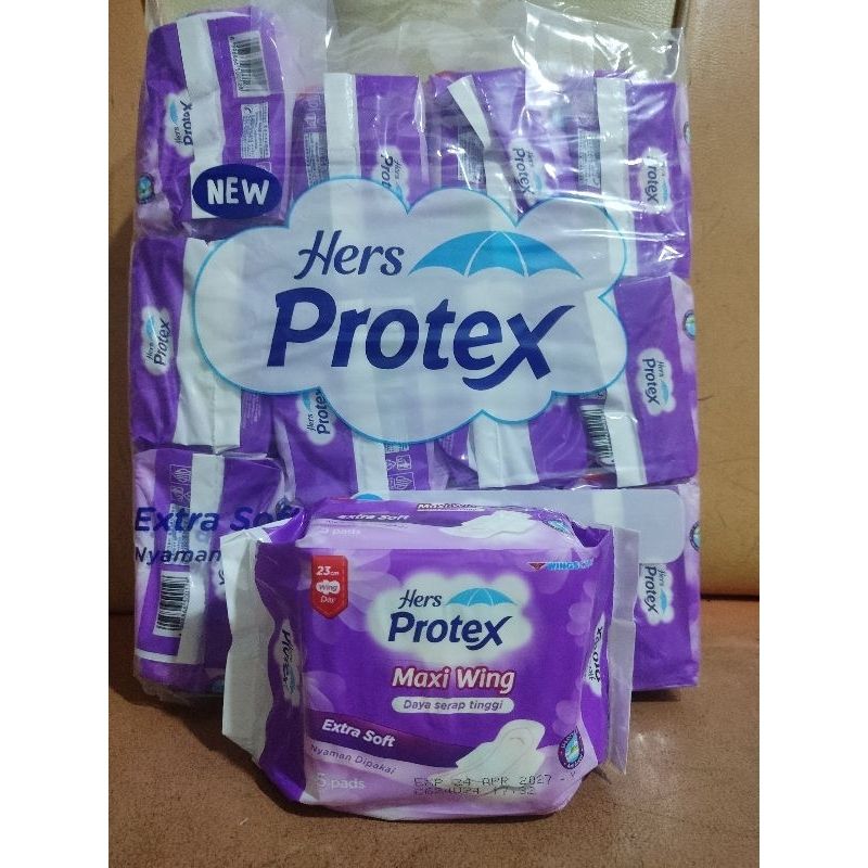 PROTEX BAG WING DAY UNGU 23CM 5PAD