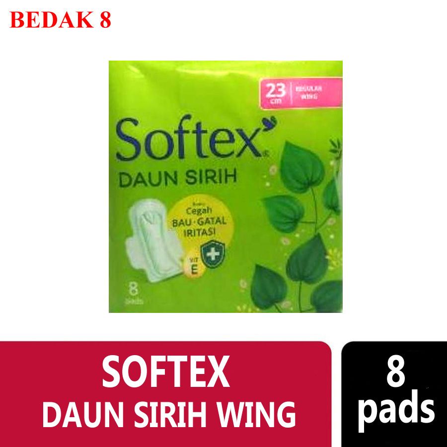 SOFTEX BAG WING HIJAU 23CM 8PAD