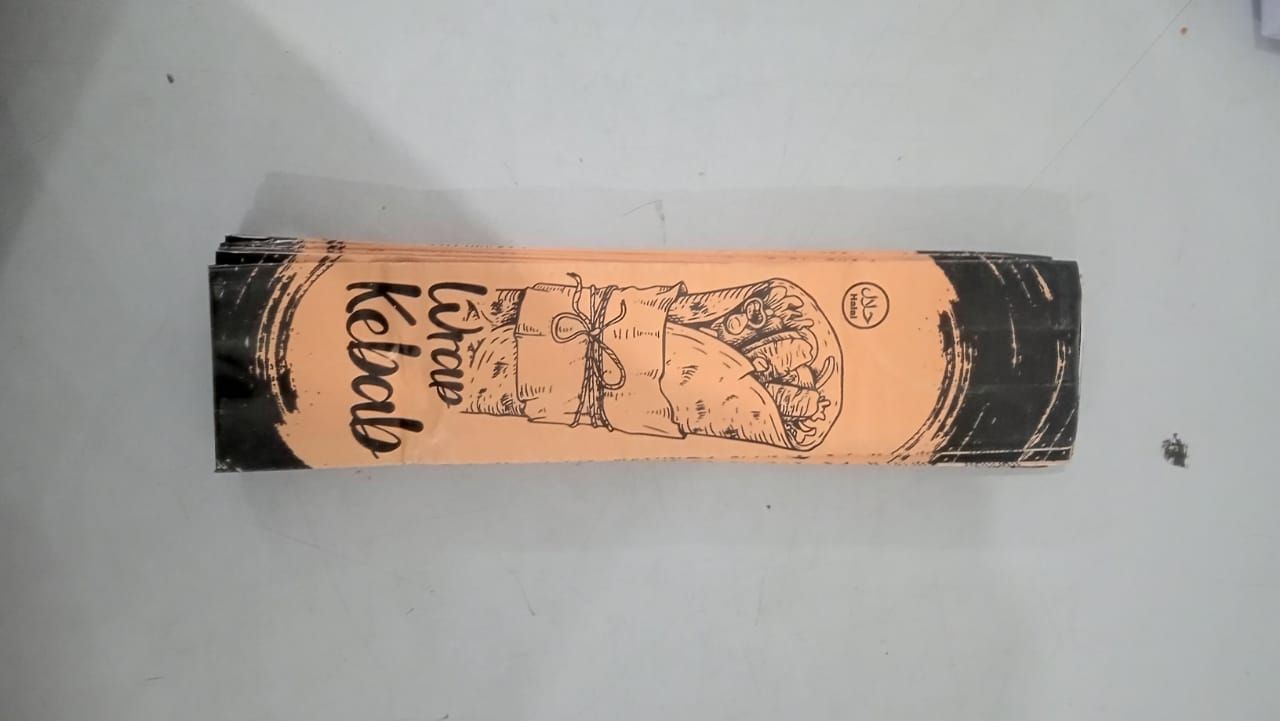 Bungkus Kebab Coklat (per 50)