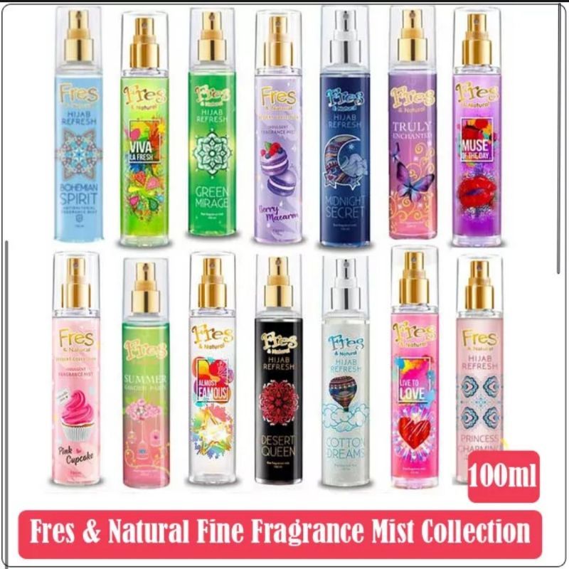 FRES & NATURAL BOTOL 100ML 1/6/24 ALL VARIAN