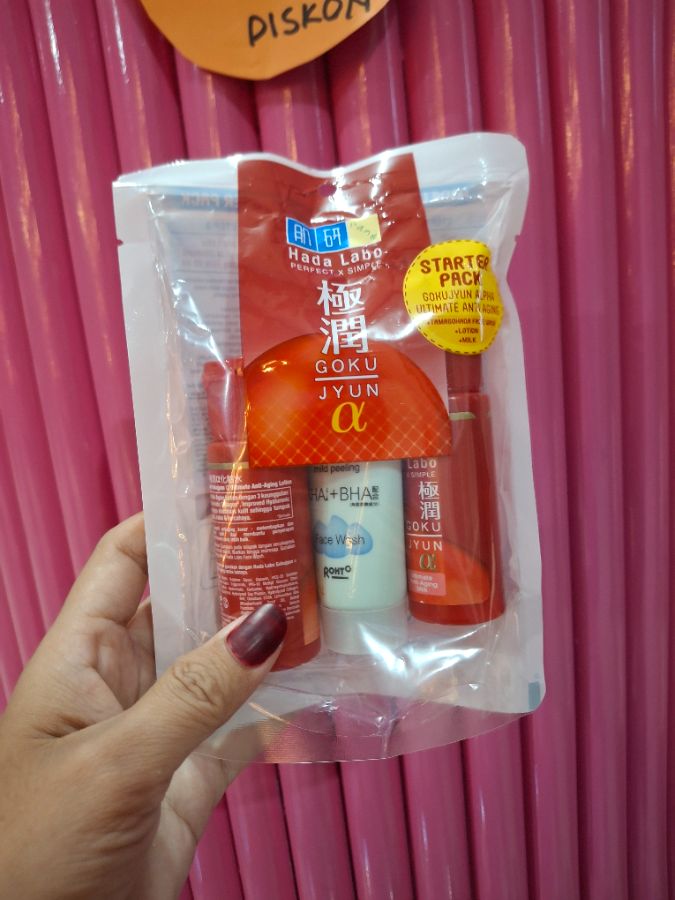 Hada Labo starter pack gokujyun alpha 