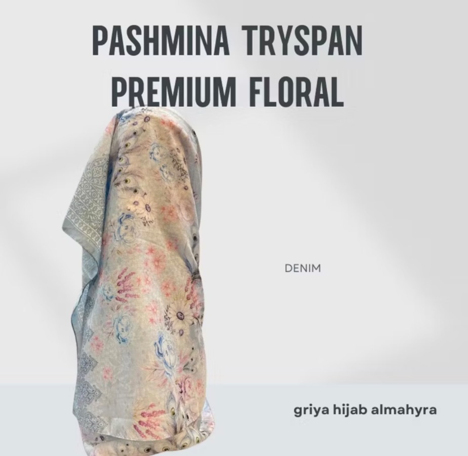 Tryspan Premium Floral - Denim