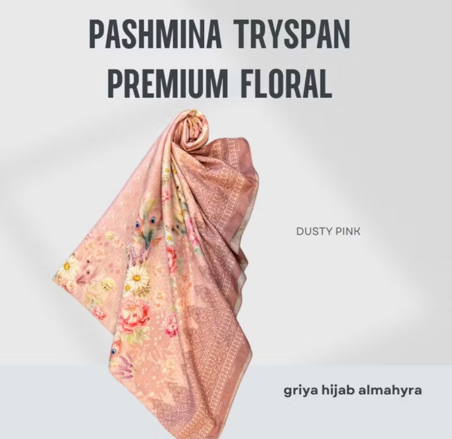 Tryspan Premium Floral - Dusty Pink