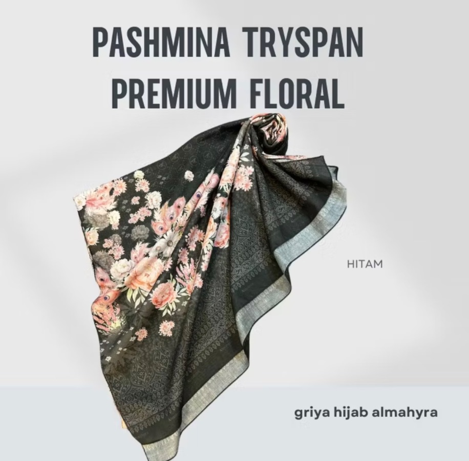 Tryspan Premium Floral - Black