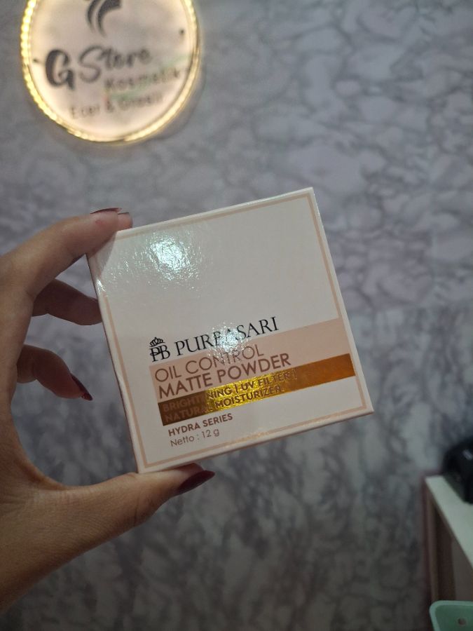 Purbasari TWC oil cotrol matte powder (beige)