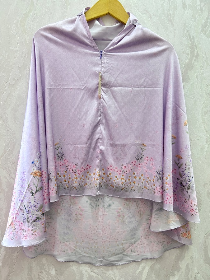 Armany Silk Floral Garden - Lilac