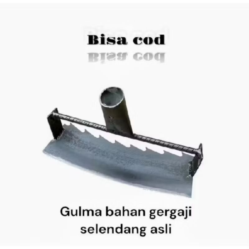 Alat garuk pembersih gulma/rumput liar 2in1 tanpa gagang