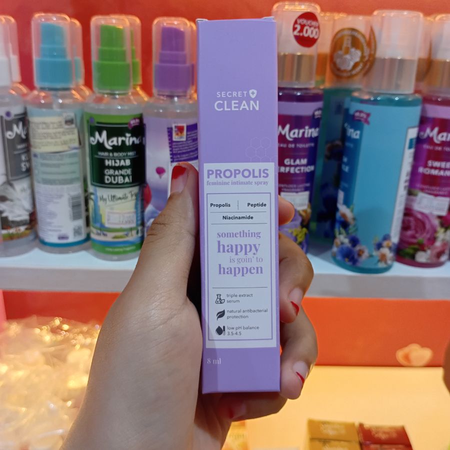Propolis spray something happy down