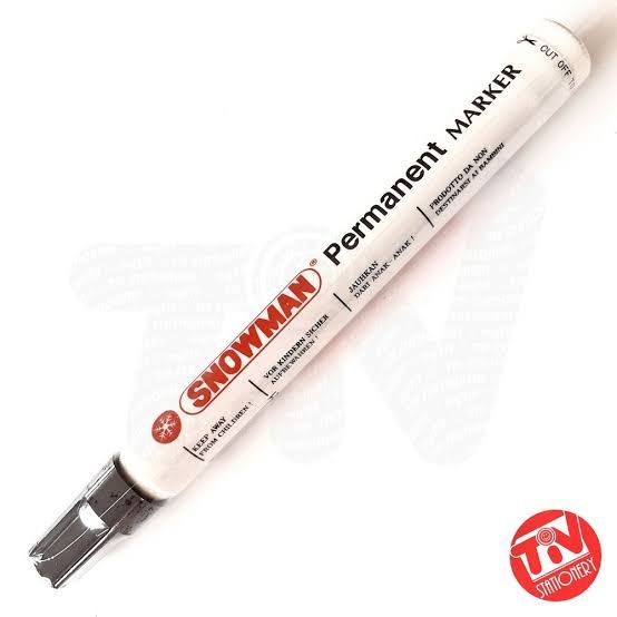 Snowman permanent Black