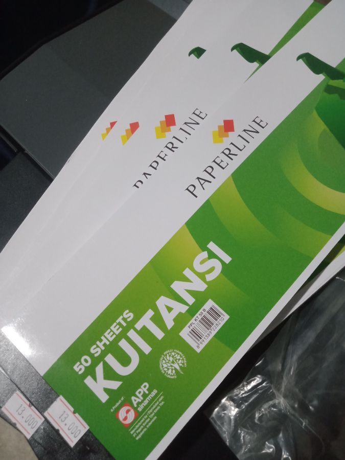 Kwitansi paperline 50 lbr