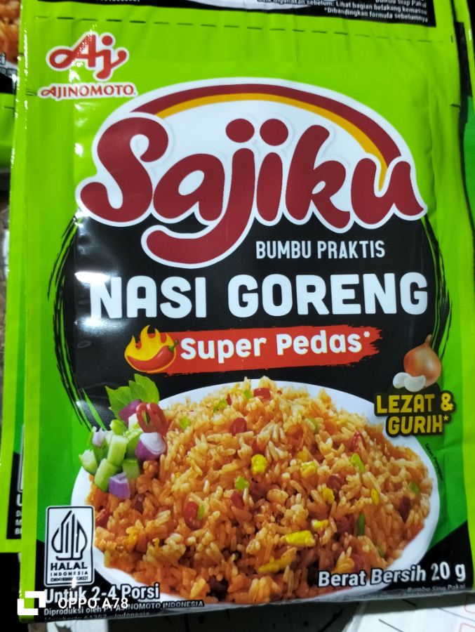 SAJIKU NASGOR PEDAS