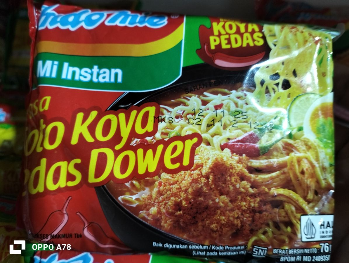 INDOMIE SOTK KOYA PEDAS DOWER