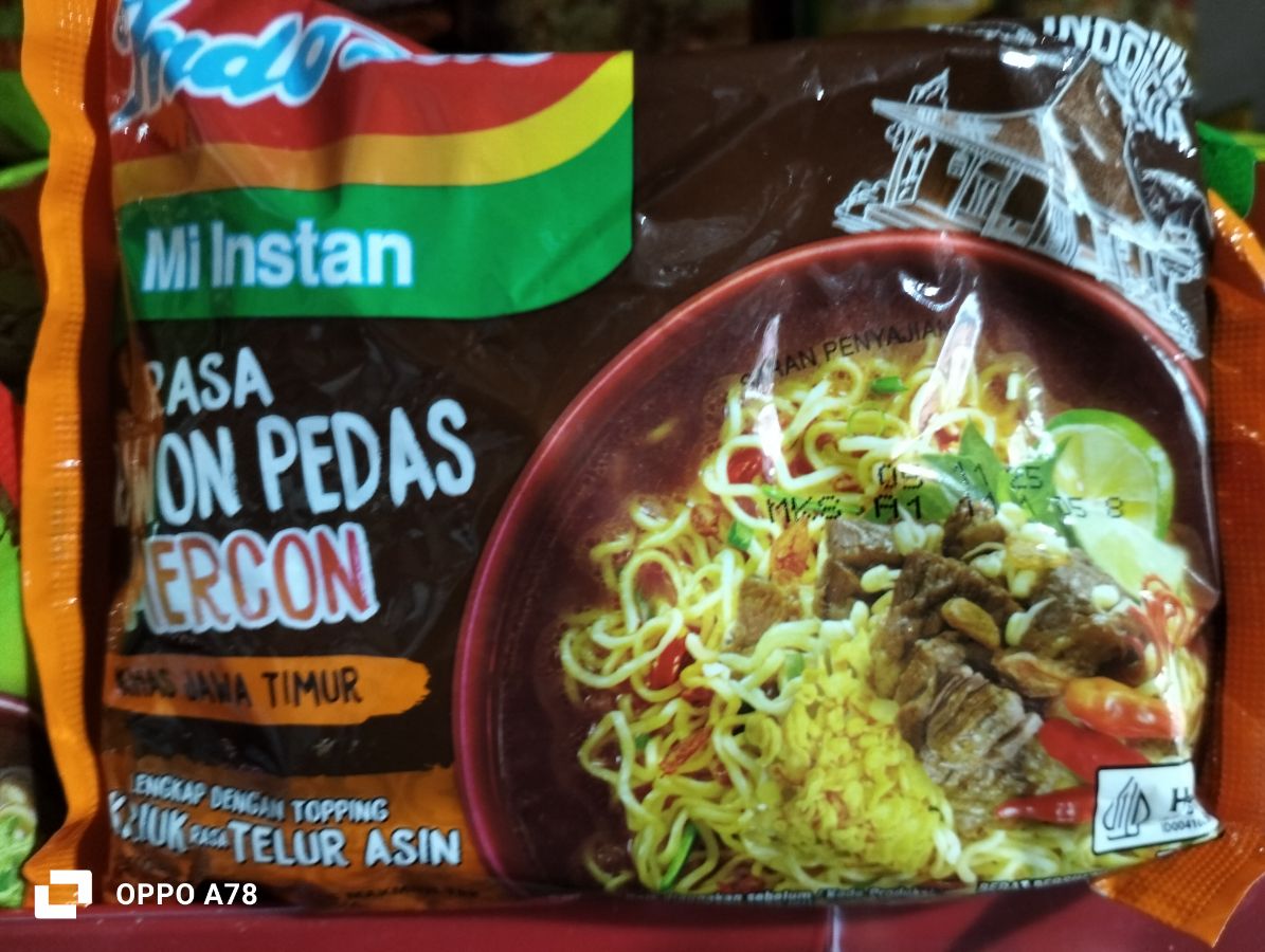 INDOMIE RAWON PEDAS MERCON 