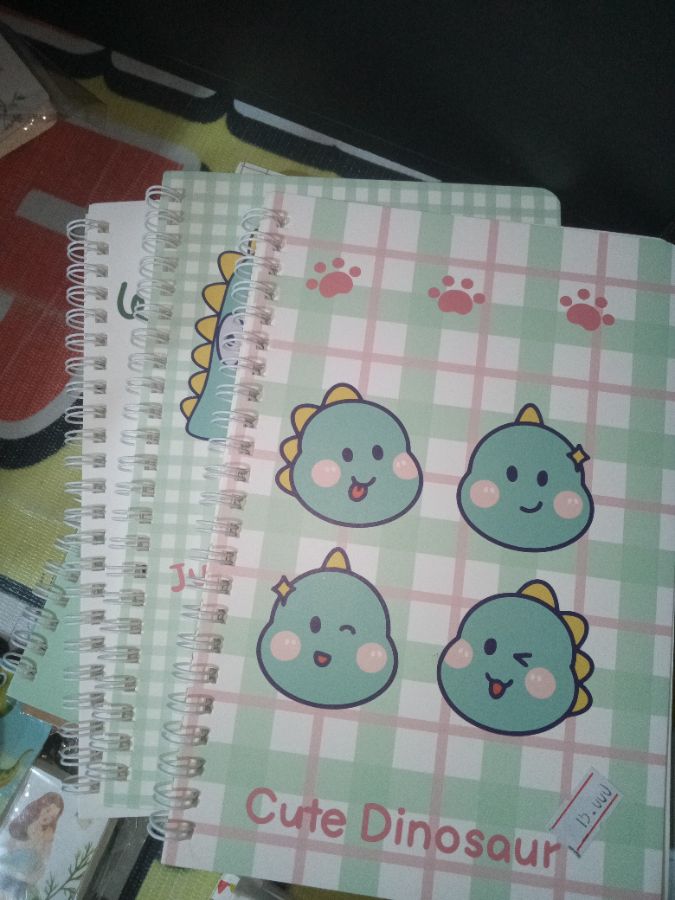 Buku jilid spiral cute dinosaurus