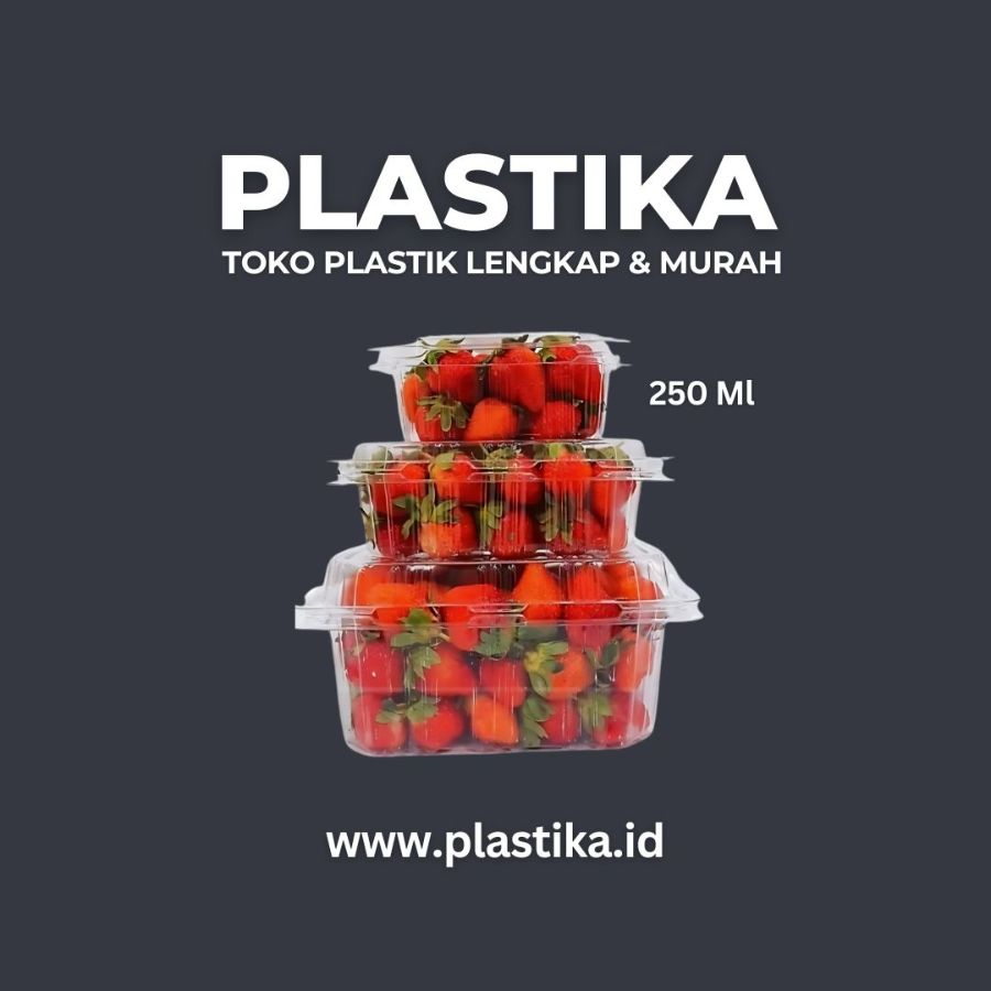 Thinwall Fruitbox Mika Buah 250 Ml ASR @25