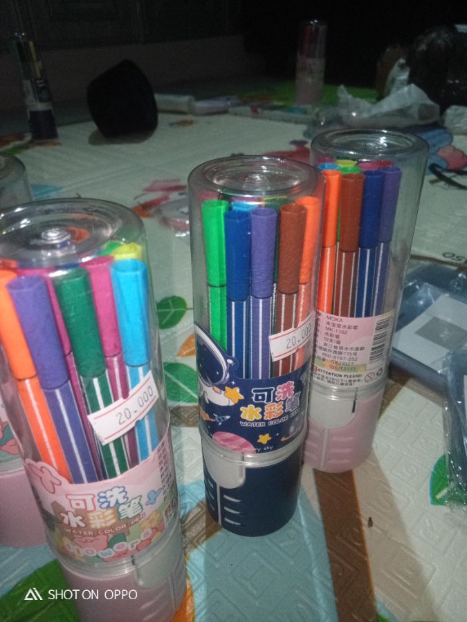 Spidol warna bisa di hapus UK kecil