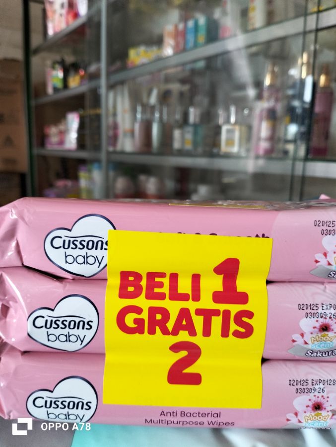 TISSUE BASAH CUSSONS PINK