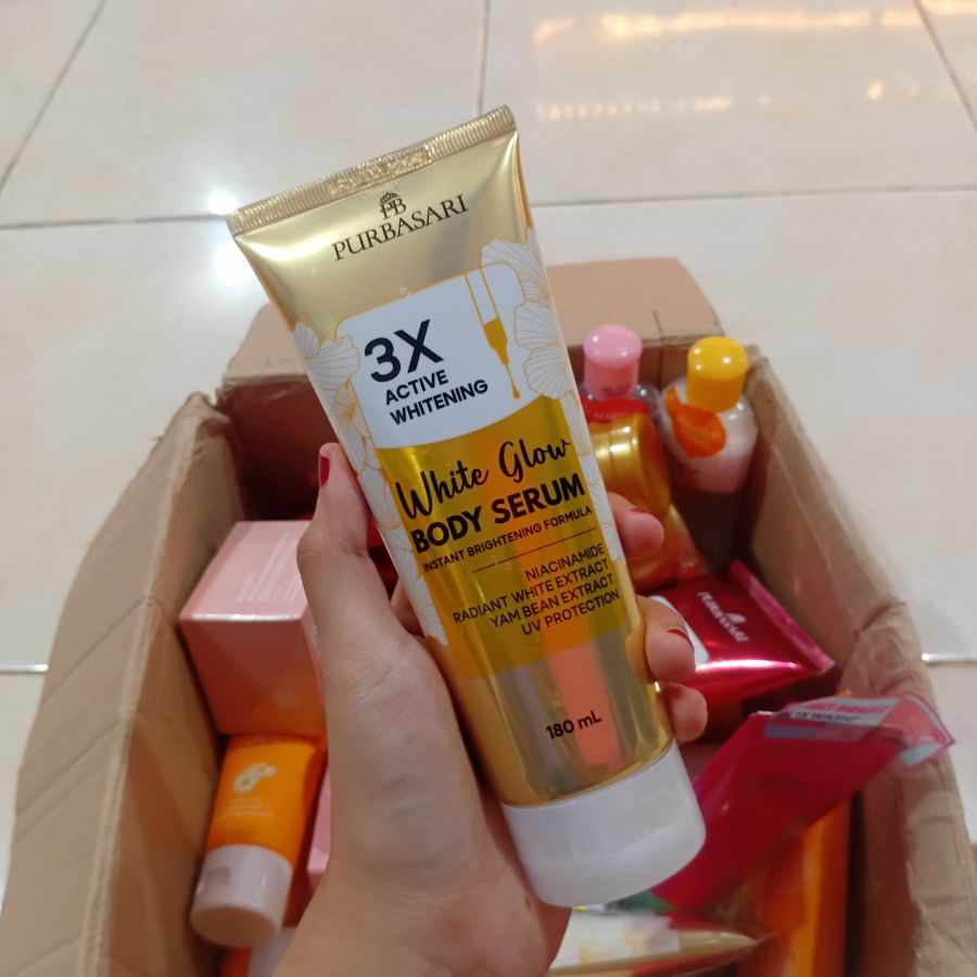 Purbasari White Glow Body Serum