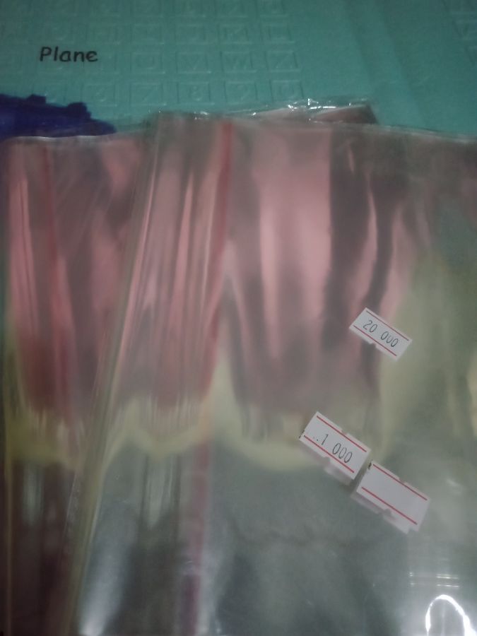 Sampul buku plastik opp lem