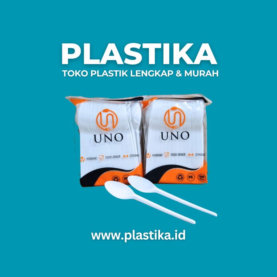 Sendok PS Uno GK Putih LCR @100