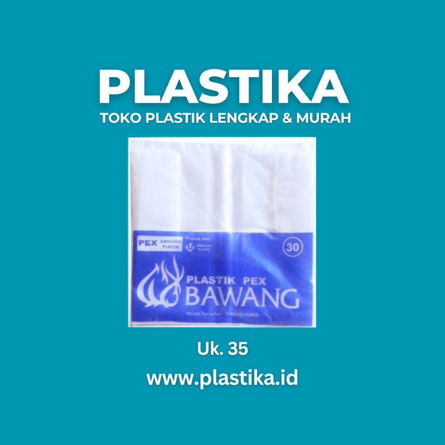 Kantong Plastik PEX Bawang Uk. 35 UGL