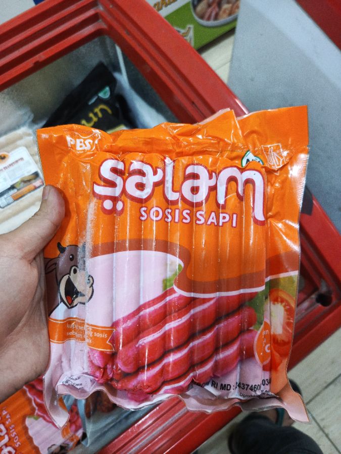 Salam Sosis Sapi Long 500gr