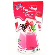Nutrijel Puding Susu 130 gr Strawberry