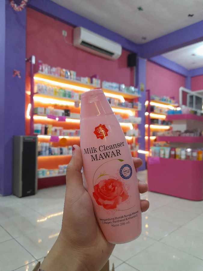 Viva milk cleanser mawar 200 ML