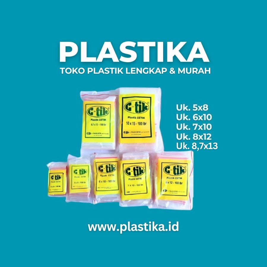 Plastik Klip Ctik 8,7 x 13 RJK @100