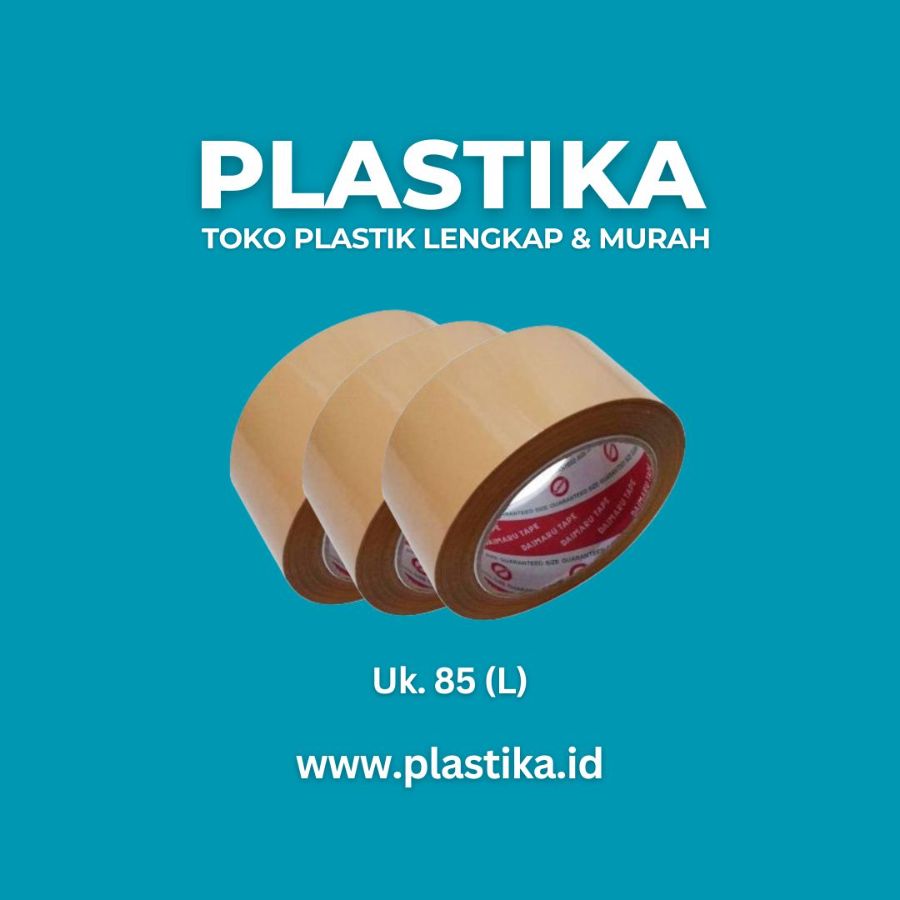 Lakban Tape Isolasi Okey Coklat 85 (L) SMK